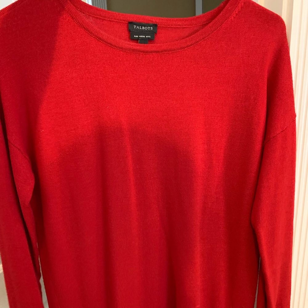 Talbots Sweater Top with side zippers